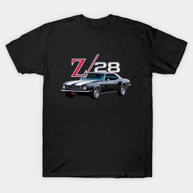 1968 Camaro Z28 T-Shirt by Permages LLC